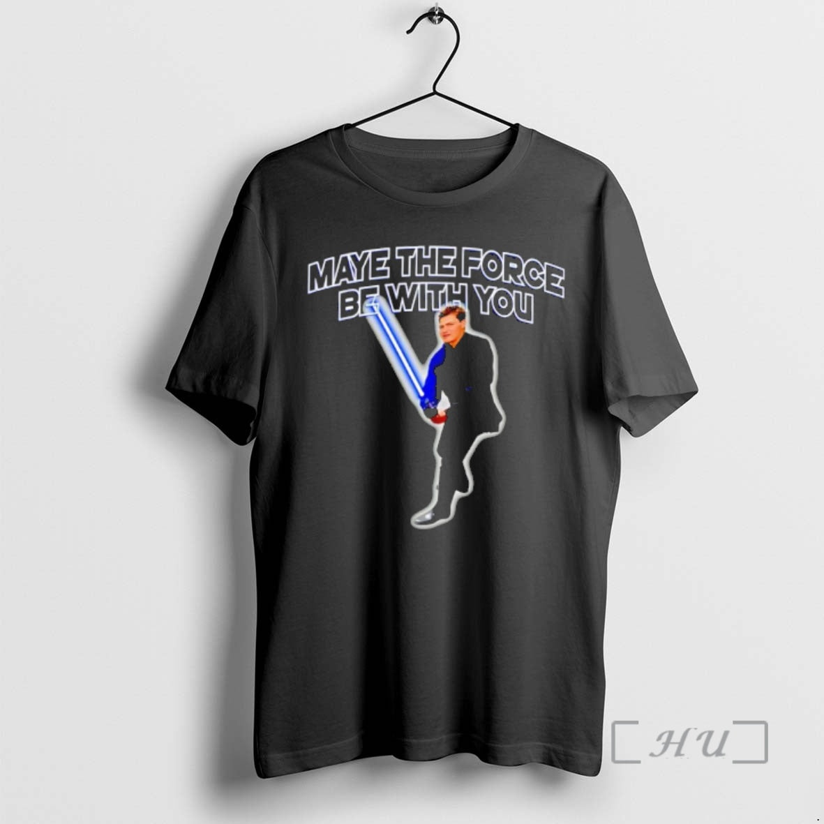 Officials Drake Maye The Force Be With You Football Lightsaber T-Shirts, Hoodie, Sweatshirt | CoreVibeTees.com