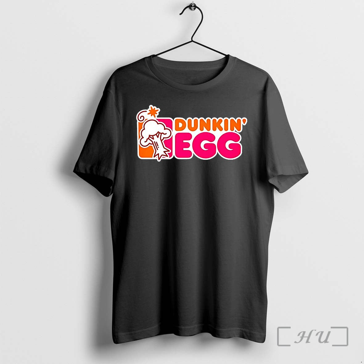 Officials Dunkin Egg Food Parody Logo Humor Premium T Shirts Sweater Hoodie Jpg