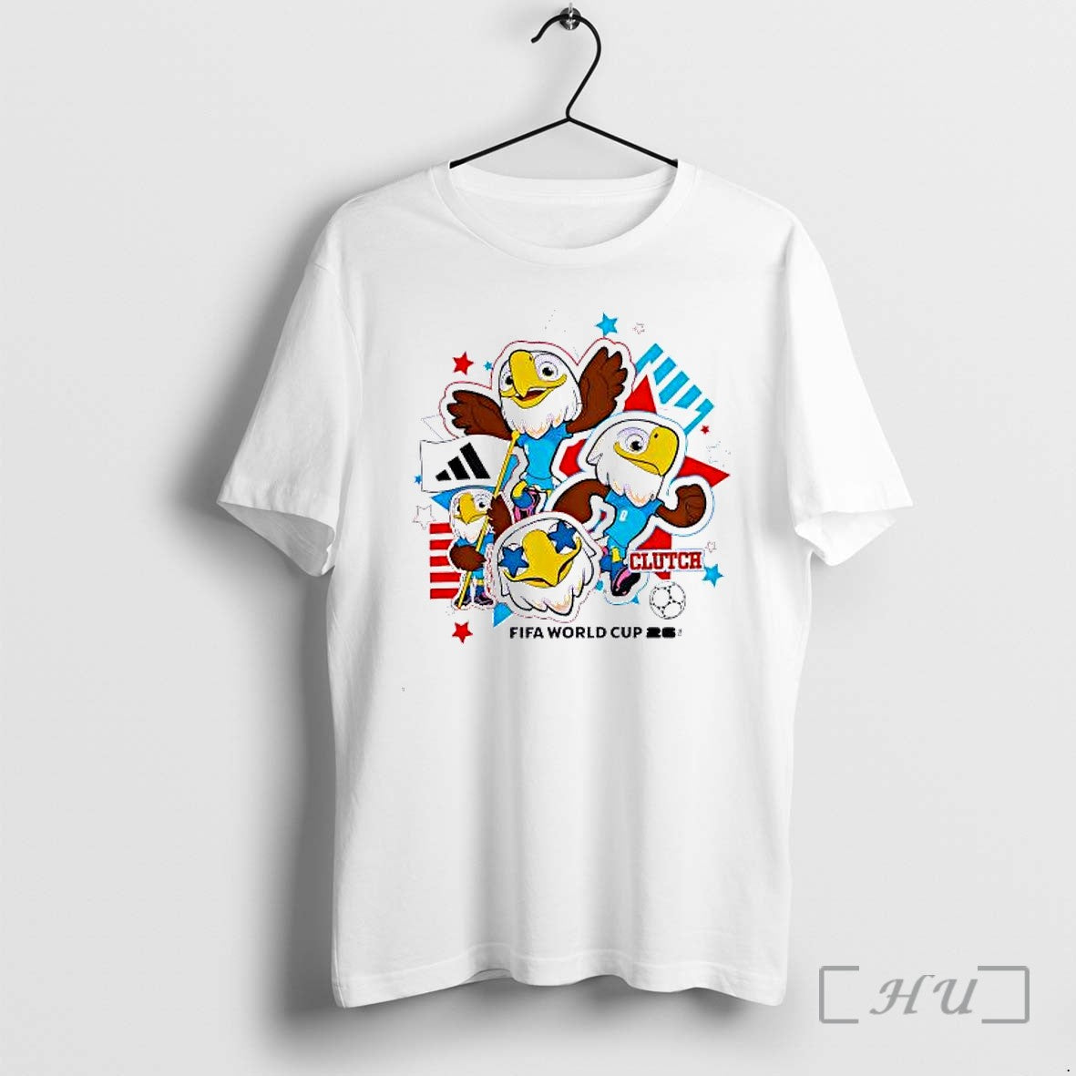 Officials Eagles United States North America Fifa World Cup 26 Soccer Mascots Premium T Shirts