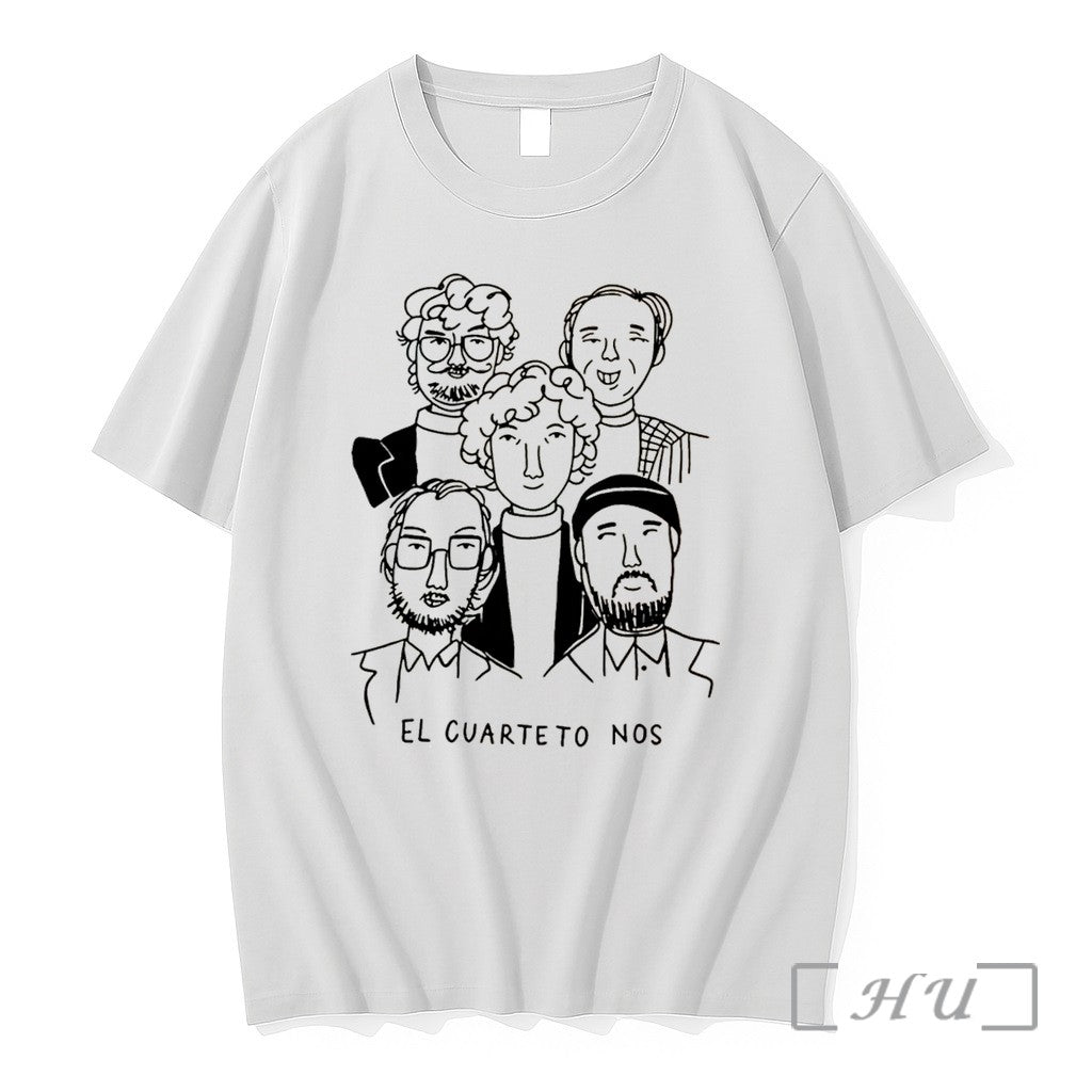 Officials El Cuarteto De Nos Uruguay Members Doodle Tee