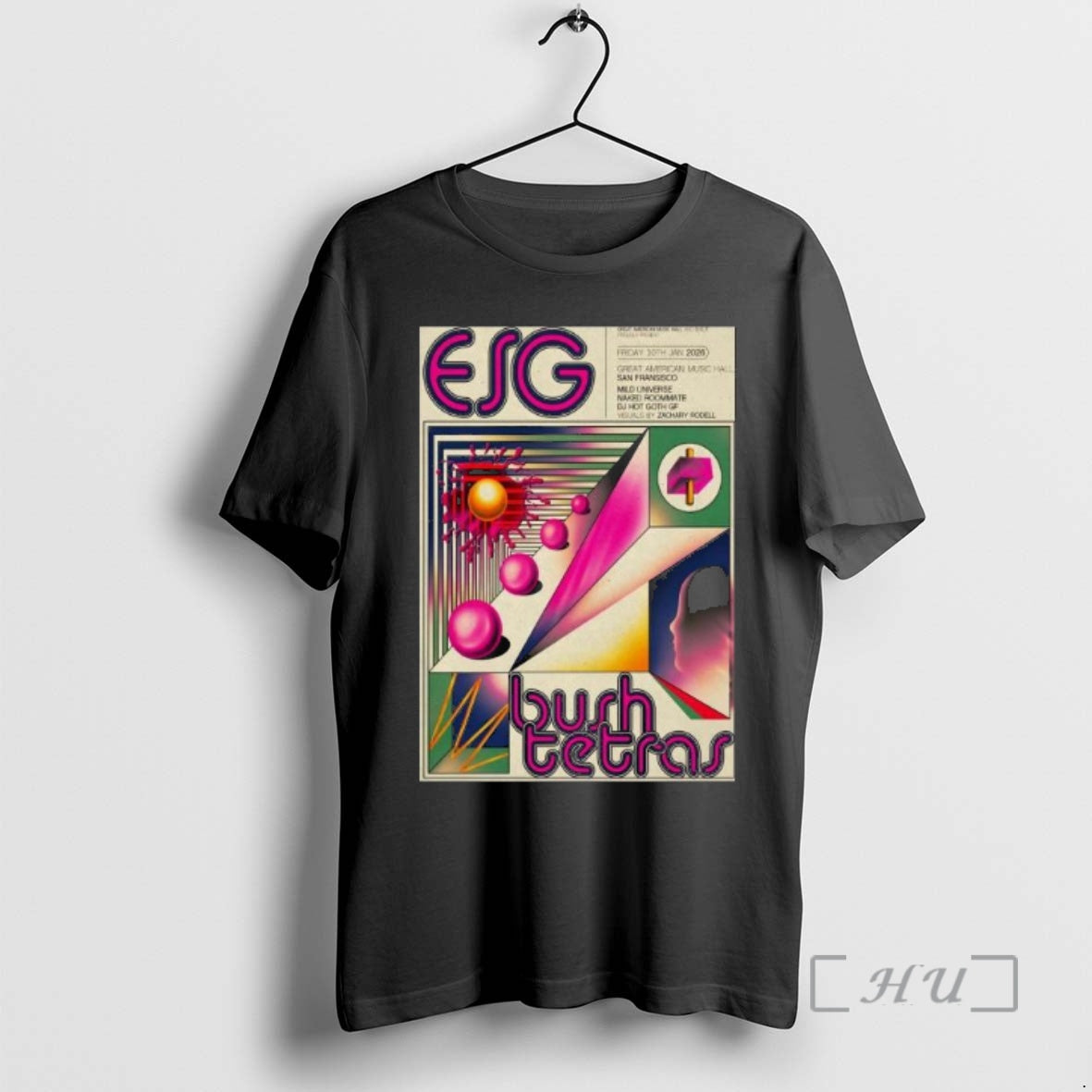 Officials Esg And Bush Tetras Tour San Francisco Ca On Jan 30 2026 Premium T-Shirts, Hoodie, Sweatshirt | CoreVibeTees.com