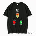 Officials Fish Calling Screen Fih Meme Funny Animal Phone Incoming Mobile Interface Premium T Shirts
