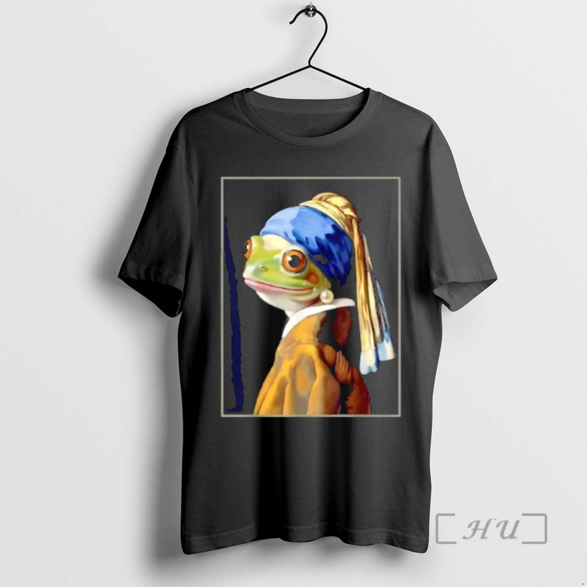 Officials Frog Vermeers Girl With A Pearl Earring Meme T-Shirts, Hoodie, Sweatshirt | CoreVibeTees.com