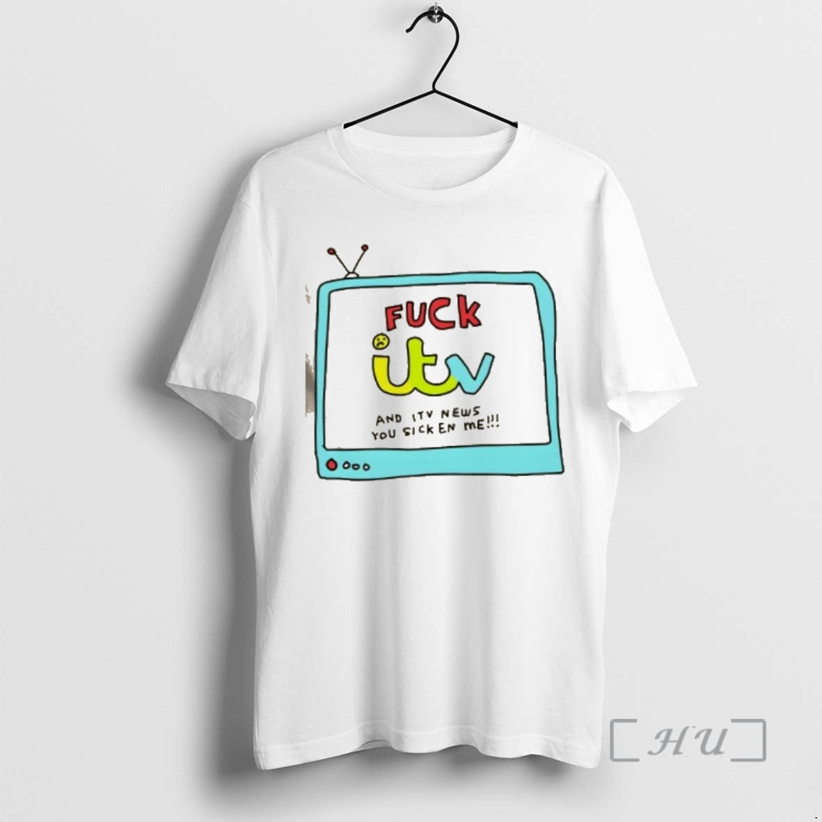 Officials Fuck Itv And Itv News You Sicken Me T-Shirts, Hoodie, Sweatshirt | CoreVibeTees.com
