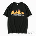 Officials Funny Orange Cat Energy Black Premium T Shirts Sweater Hoodie Jpg