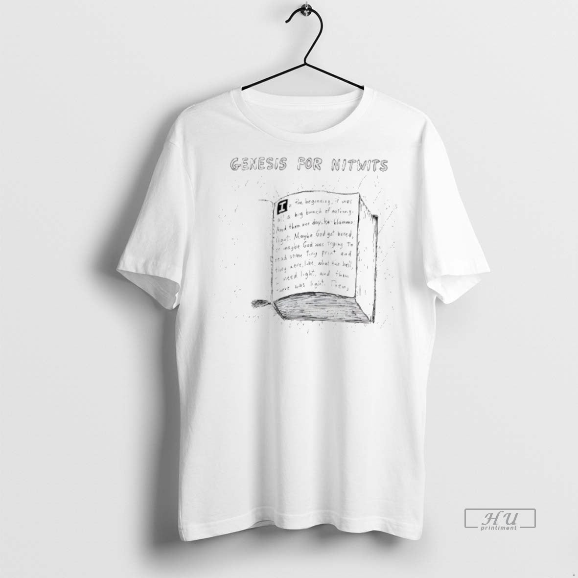 Officials Genesis For Nitwits Books Page Tee Shirt Sweater
