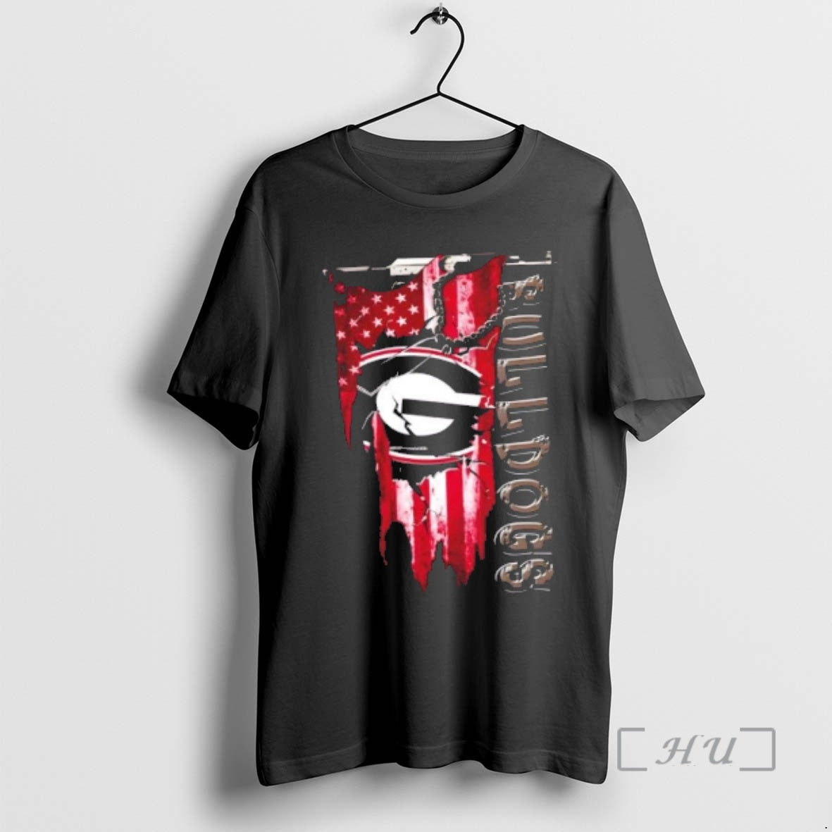 Officials Georgia Bulldogs Football Battle Shattered Usa Flag Rip Design T-Shirts, Hoodie, Sweatshirt | CoreVibeTees.com