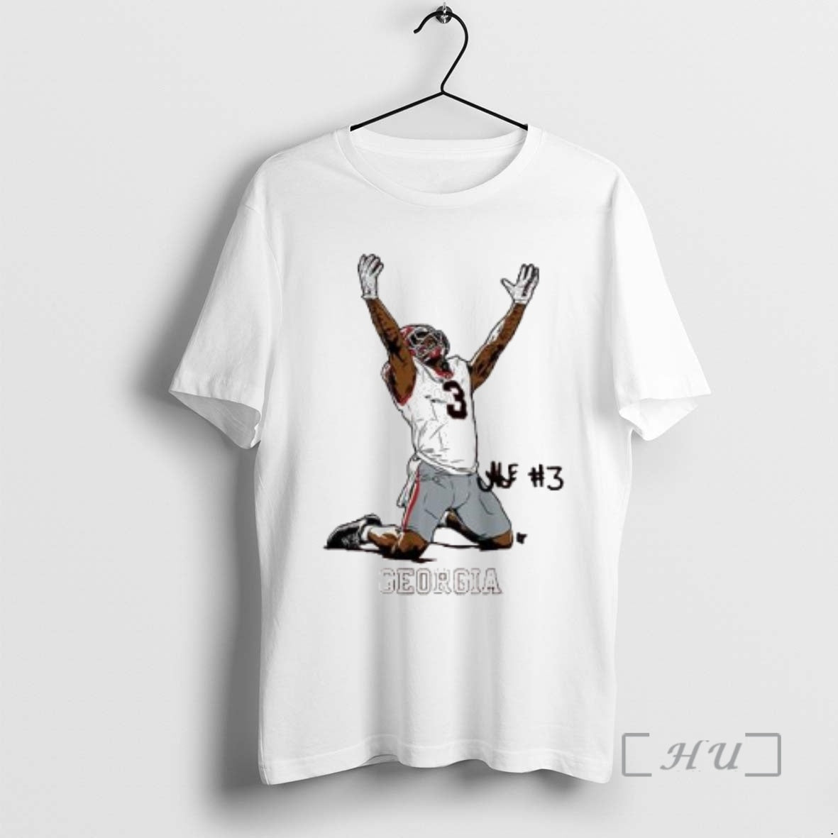Officials Georgia Football Nate Frazier End Zone Celebration Circle White T-Shirts, Hoodie, Sweatshirt | CoreVibeTees.com