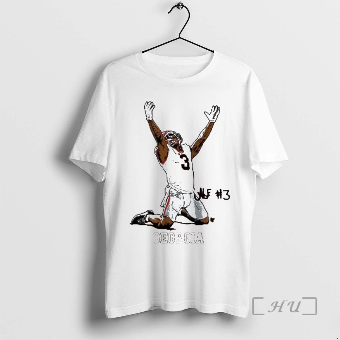 Officials Georgia Football Nate Frazier End Zone Celebration T-Shirts, Hoodie, Sweatshirt | CoreVibeTees.com