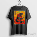 Officials Godzilla Toho Film Ukiyo E Burning Art