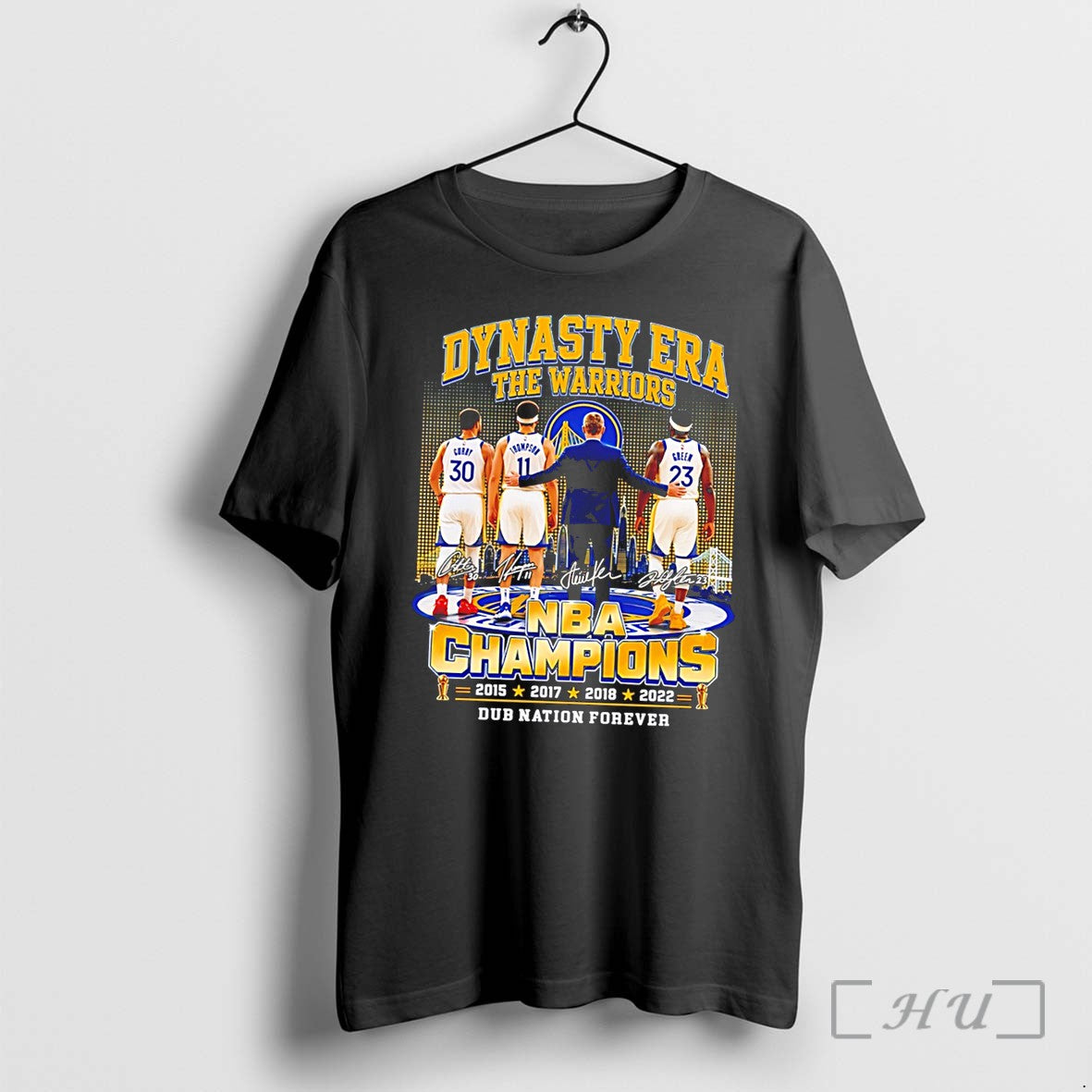 Officials Golden State Warriors Dynasty Era The Warriors Nba Champions Signature Tee Premium T Shirts