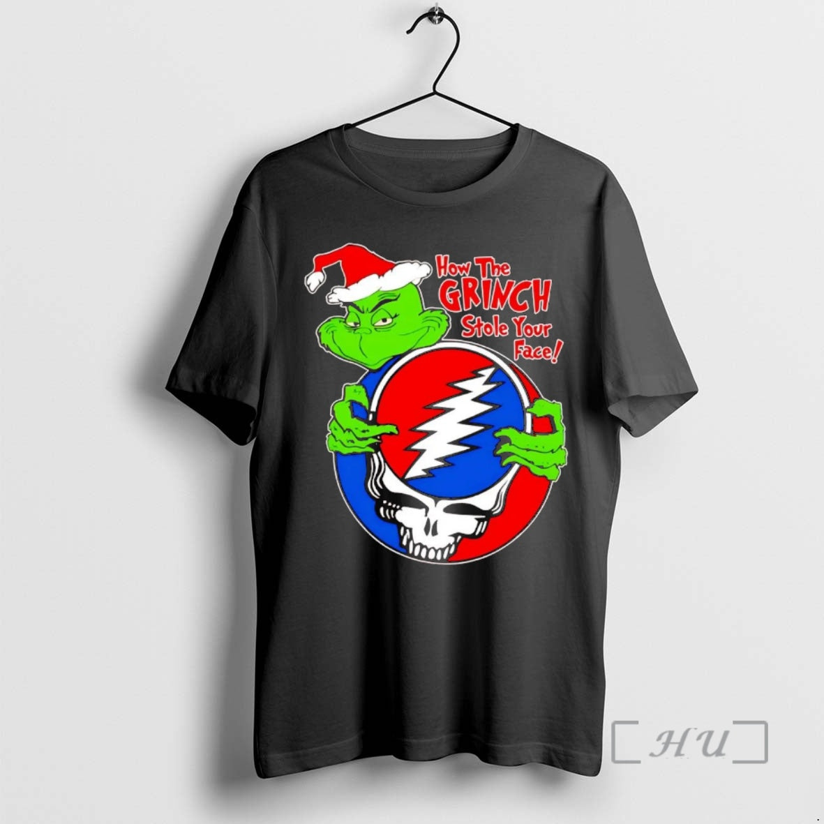 Officials Grateful Dead How The Grinch Stole Your Face T-Shirts, Hoodie, Sweatshirt | CoreVibeTees.com