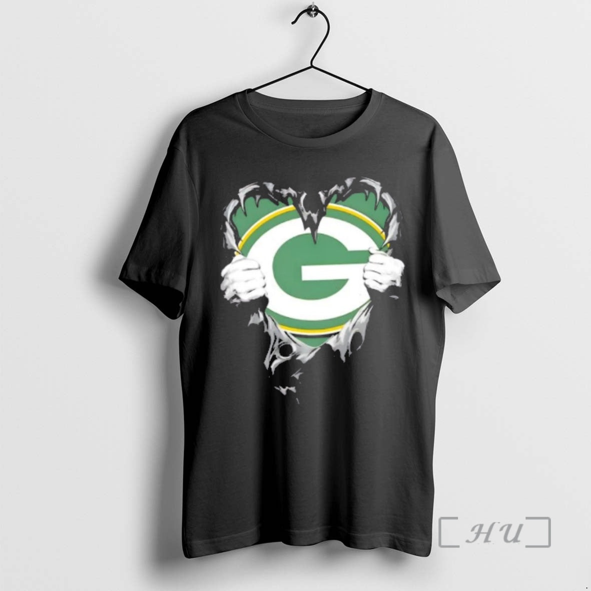 Officials Green Bay Packers Rip The Chest Forever In My Heart Premium T Shirts Sweater Hoodie, Sweatshirt | CoreVibeTees.com