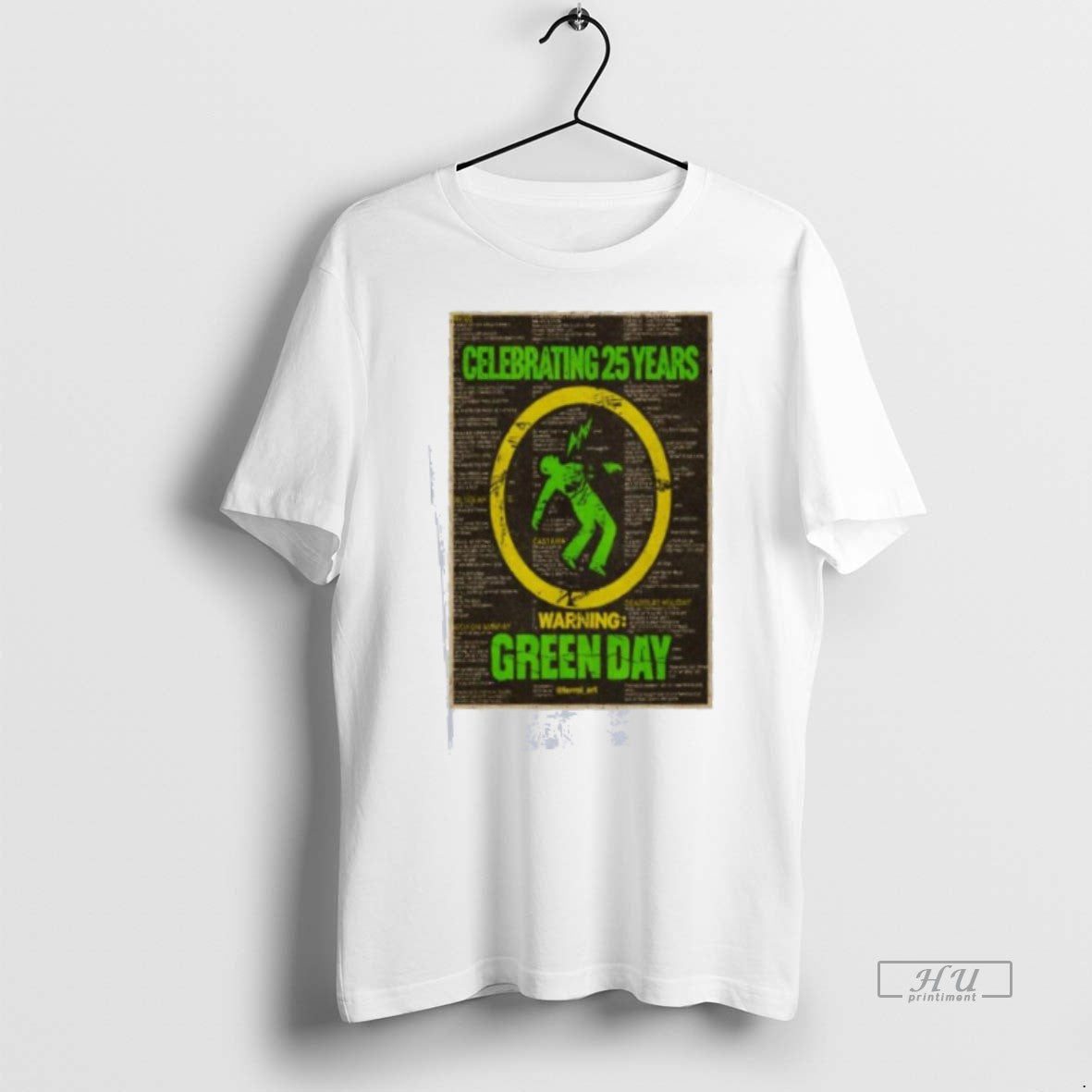 Officials Green Day Warning Celebrating 25 Years Tee Shirt Sweater
