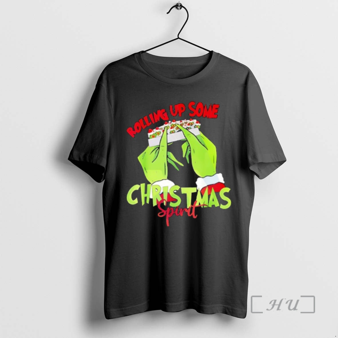 Officials Grinch Hands Rolling Joint Christmas Spirit T-Shirts, Hoodie, Sweatshirt | CoreVibeTees.com