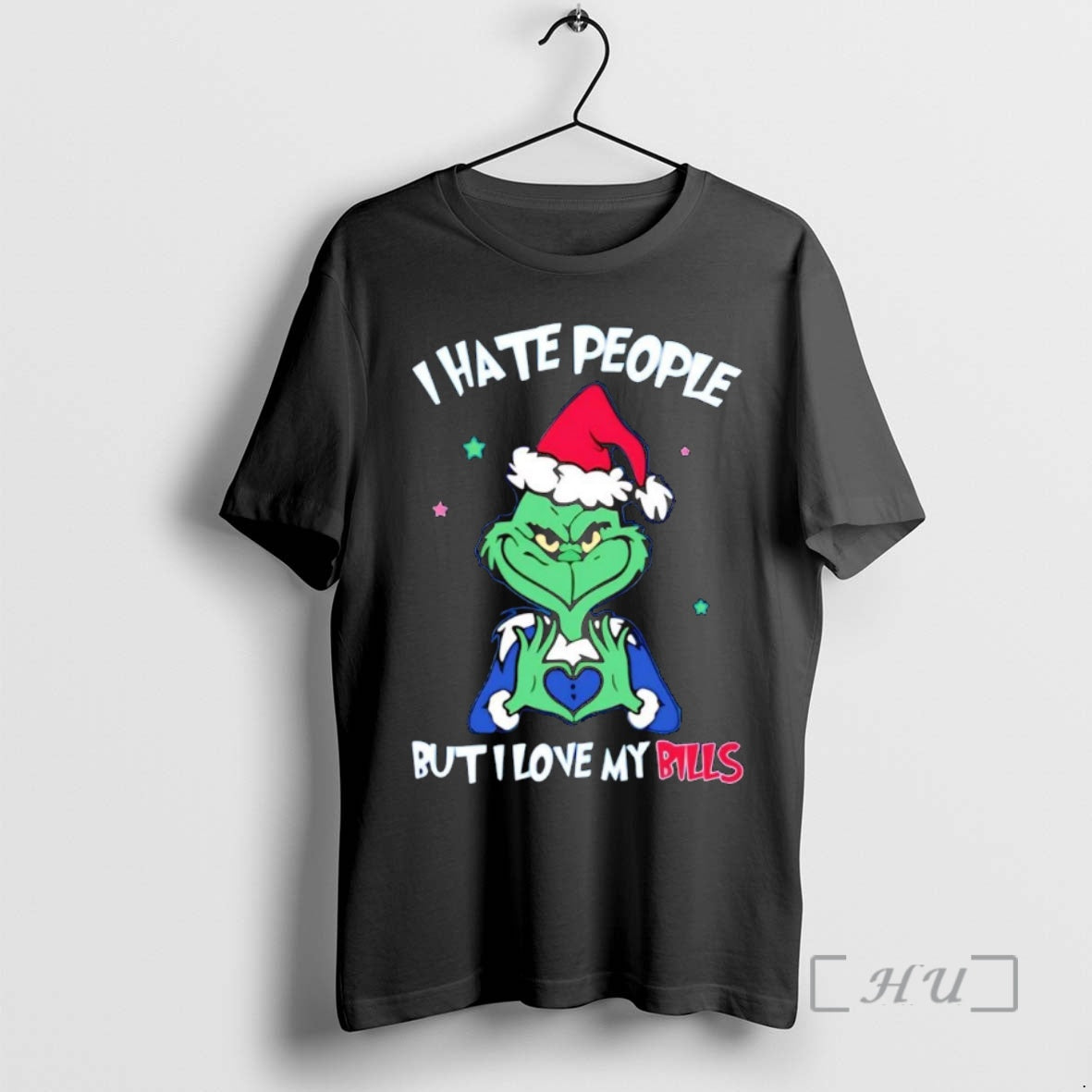 Officials Grinch I Hate People But I Love My Bills T-Shirts, Hoodie, Sweatshirt | CoreVibeTees.com