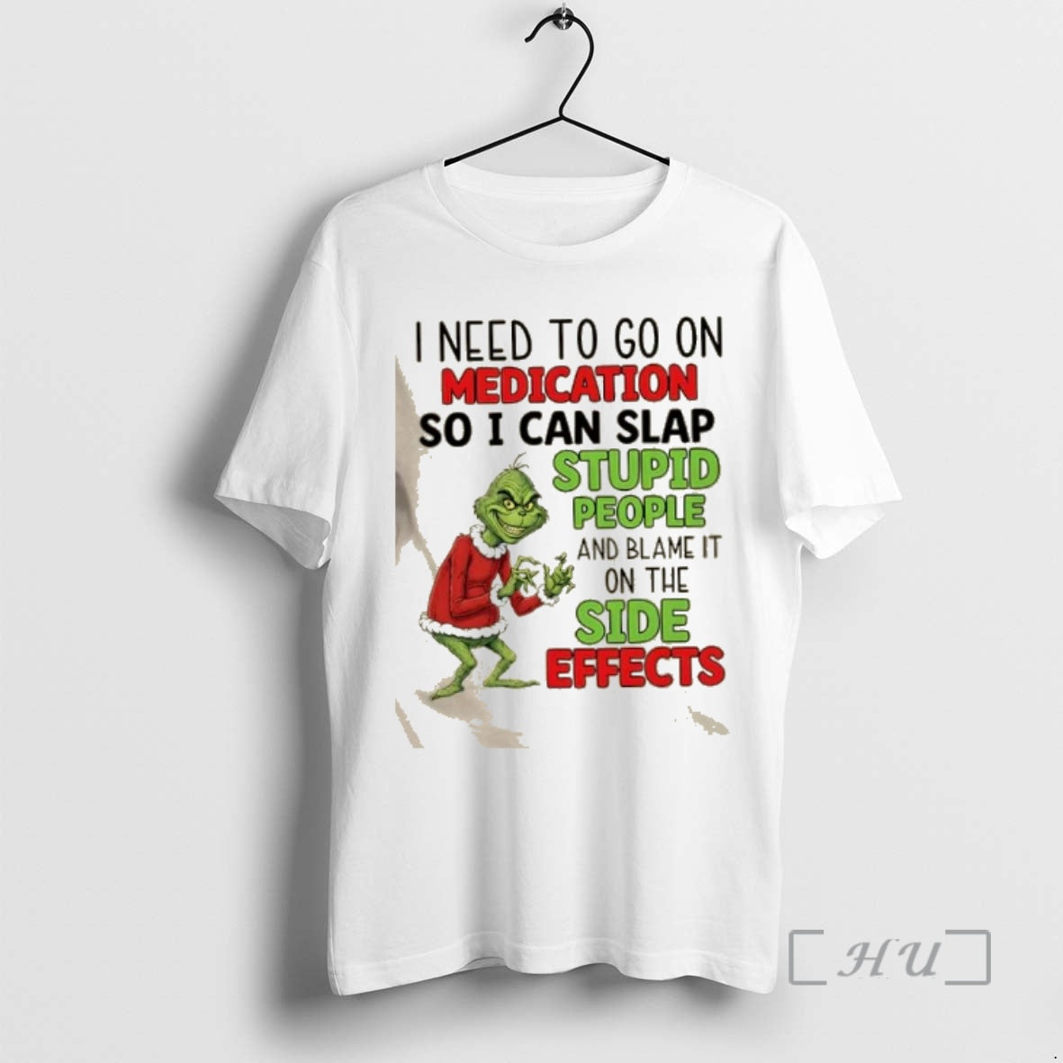 Officials Grinch I Need To Go On Medication So I Can Blame The Side Effects T-Shirts, Hoodie, Sweatshirt | CoreVibeTees.com