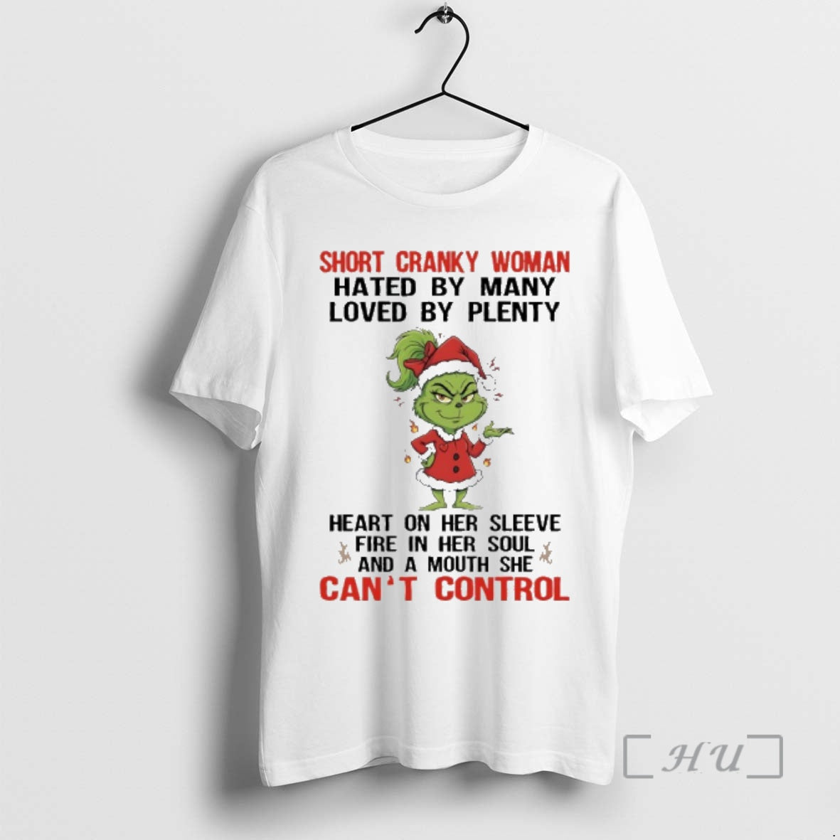 Officials Grinch Santa Short Cranky Woman Hated By Many Loved By Plenty Heart On Her T-Shirts, Hoodie, Sweatshirt