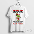 Officials Grinch Short Cranky Woman Hated By Many Loved By Plenty Circle Premium T Shirts Hoodie, Sweatshirt
