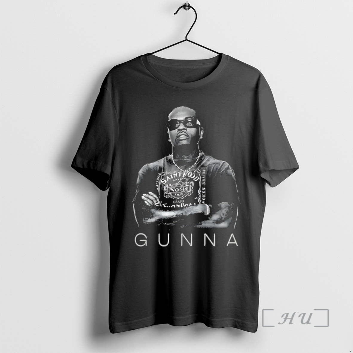 Officials Gunna Gang Portrait Music Lover T-Shirts, Hoodie, Sweatshirt | CoreVibeTees.com