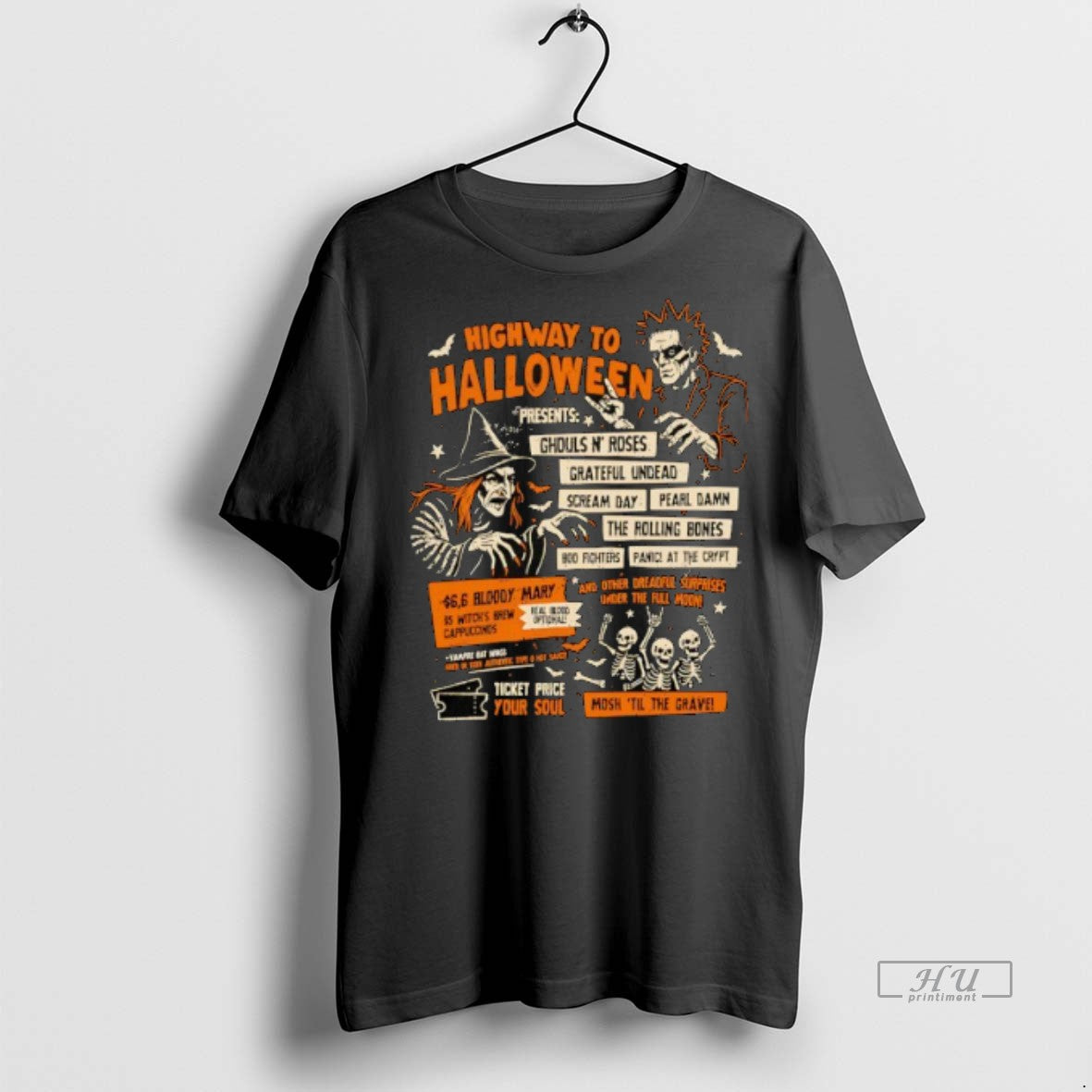 Officials Highway To Halloween Ghouls N Roses Grateful Dead Scream Day Pearl Damn The Rolling