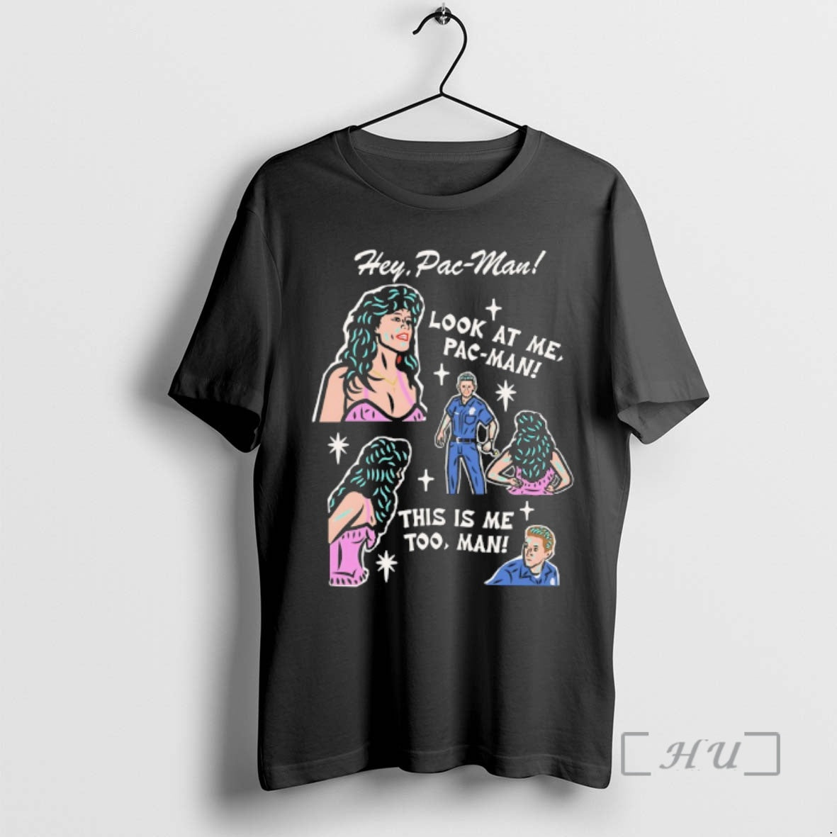 Officials Hey Pac Man Look At Me Pac Man This Is Me Too Man Premium T-Shirts, Hoodie, Sweatshirt | CoreVibeTees.com
