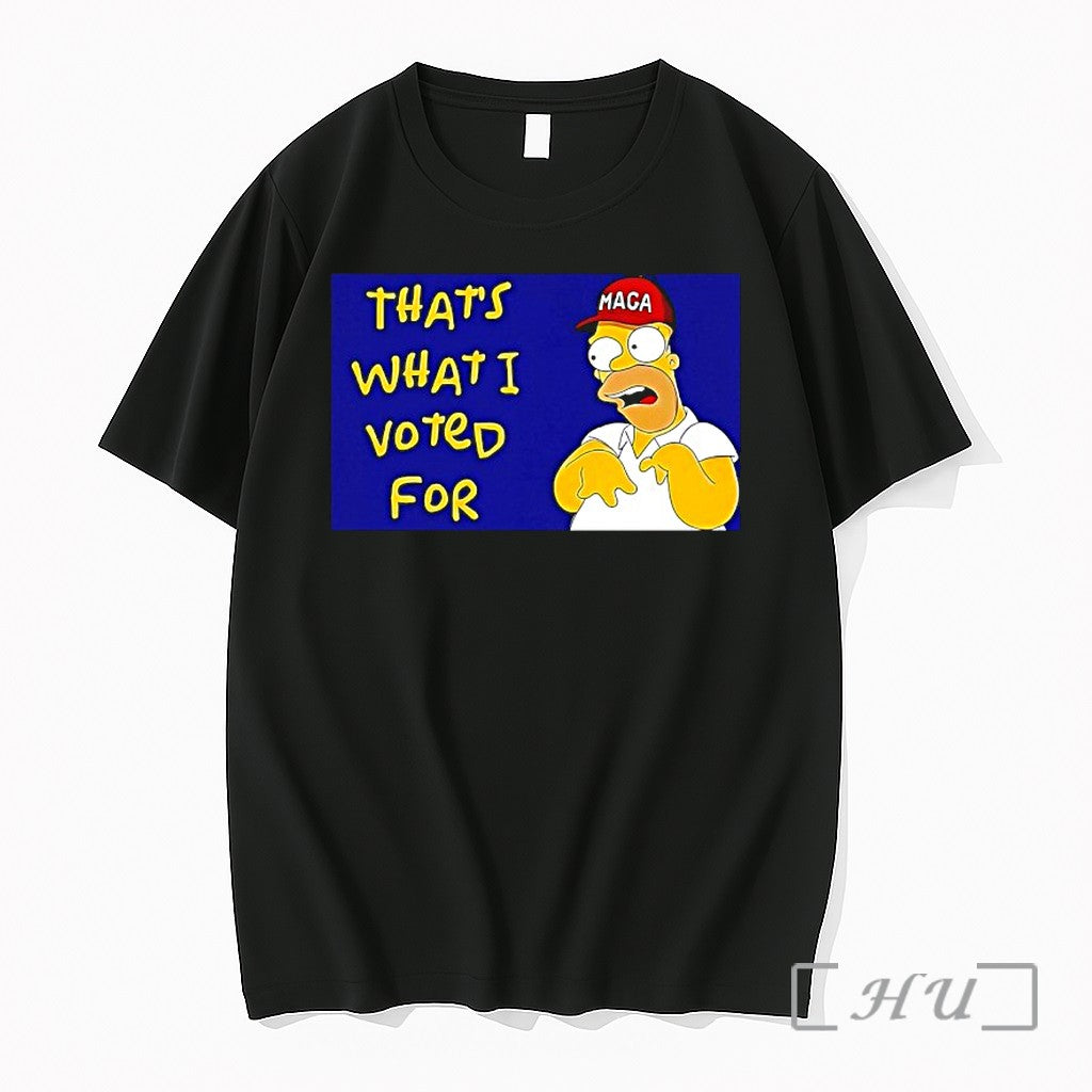 Officials Homer The Simpsons Maga Thats What I Voted For