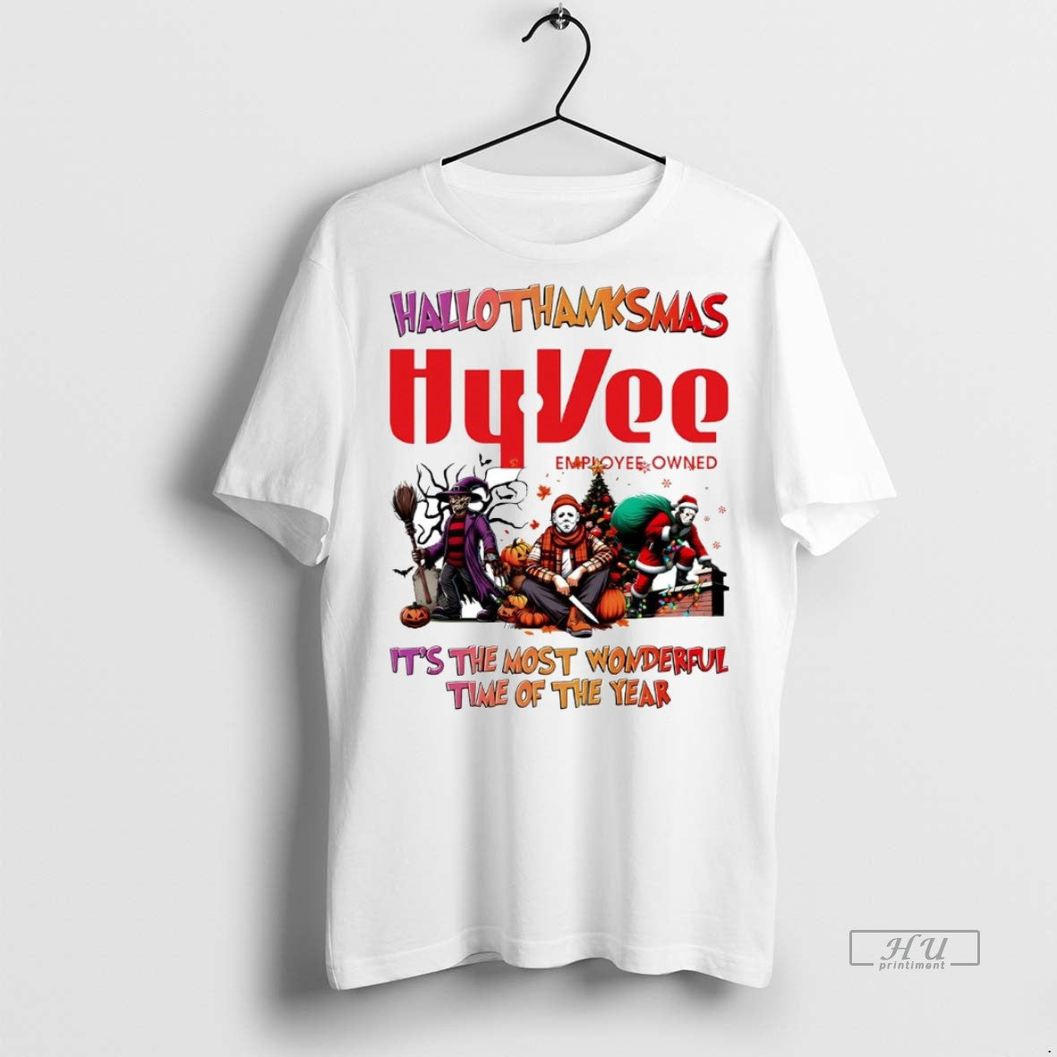 Officials Horror Movies Hyvee Hallothanksmas Its The Most Wonderful Time Tee Shirt Sweater