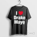 Officials I Heart Drake Maye In Love T-Shirts, Hoodie, Sweatshirt | CoreVibeTees.com