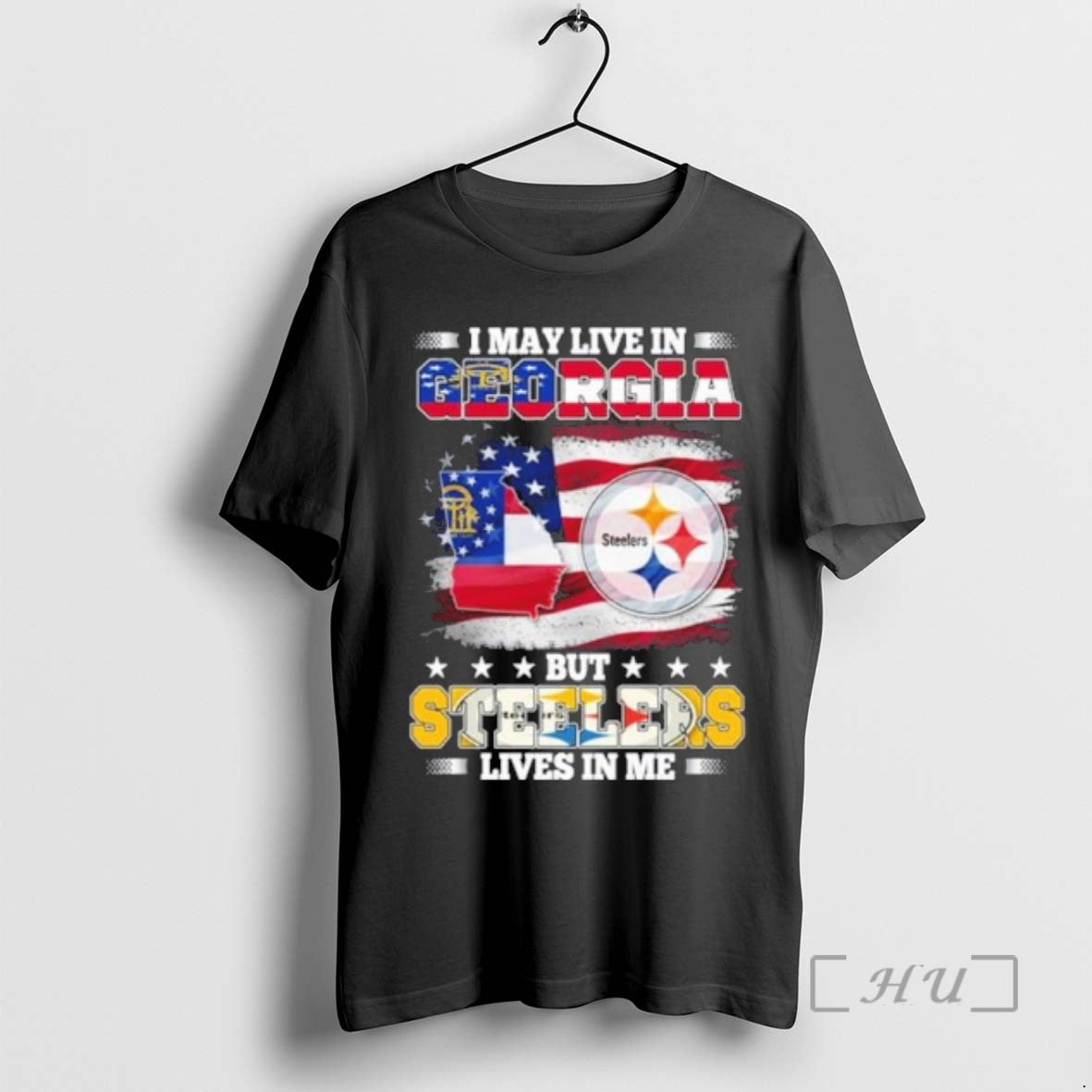 Officials I May Live In Georgia But Steelers Lives In Me Premium T Shirts Sweater Hoodie, Sweatshirt | CoreVibeTees.com