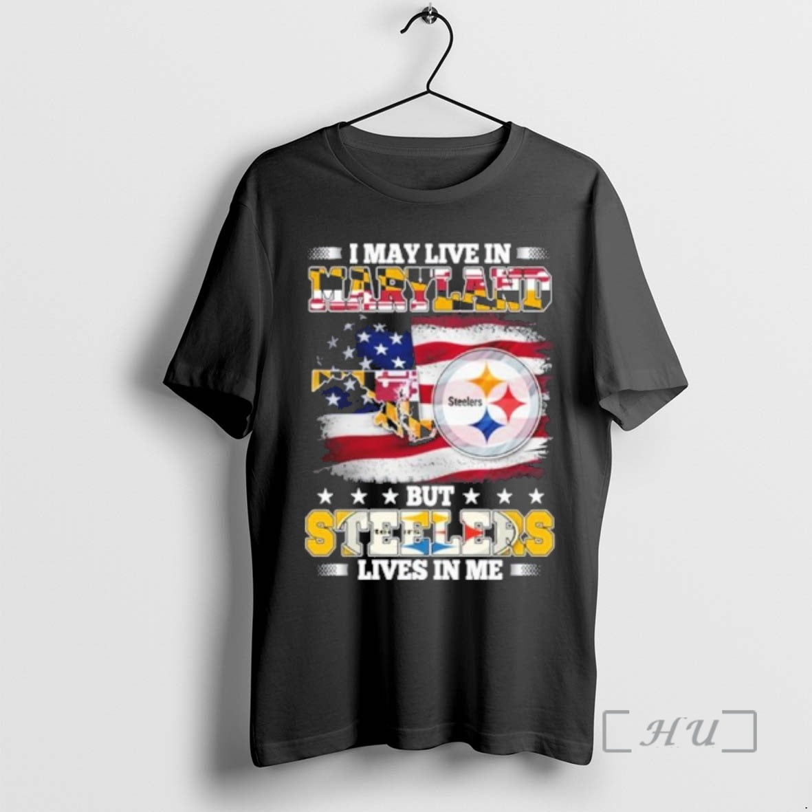 Officials I May Live In Maryland But Steelers Lives In Me Premium T Shirts Sweater Hoodie, Sweatshirt | CoreVibeTees.com