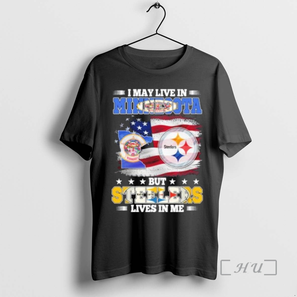 Officials I May Live In Minnesota But Steelers Lives In Me Premium T Shirts Sweater Hoodie, Sweatshirt | CoreVibeTees.com
