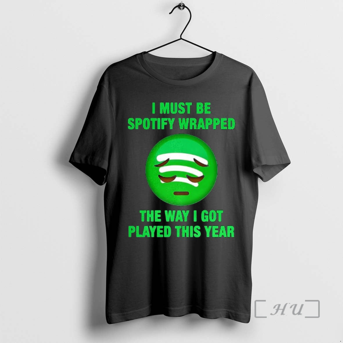 Officials I Must Be Wrapped The Way I Got Played This Year Emoji Spotify Sad T-Shirts, Hoodie, Sweatshirt | CoreVibeTees.com