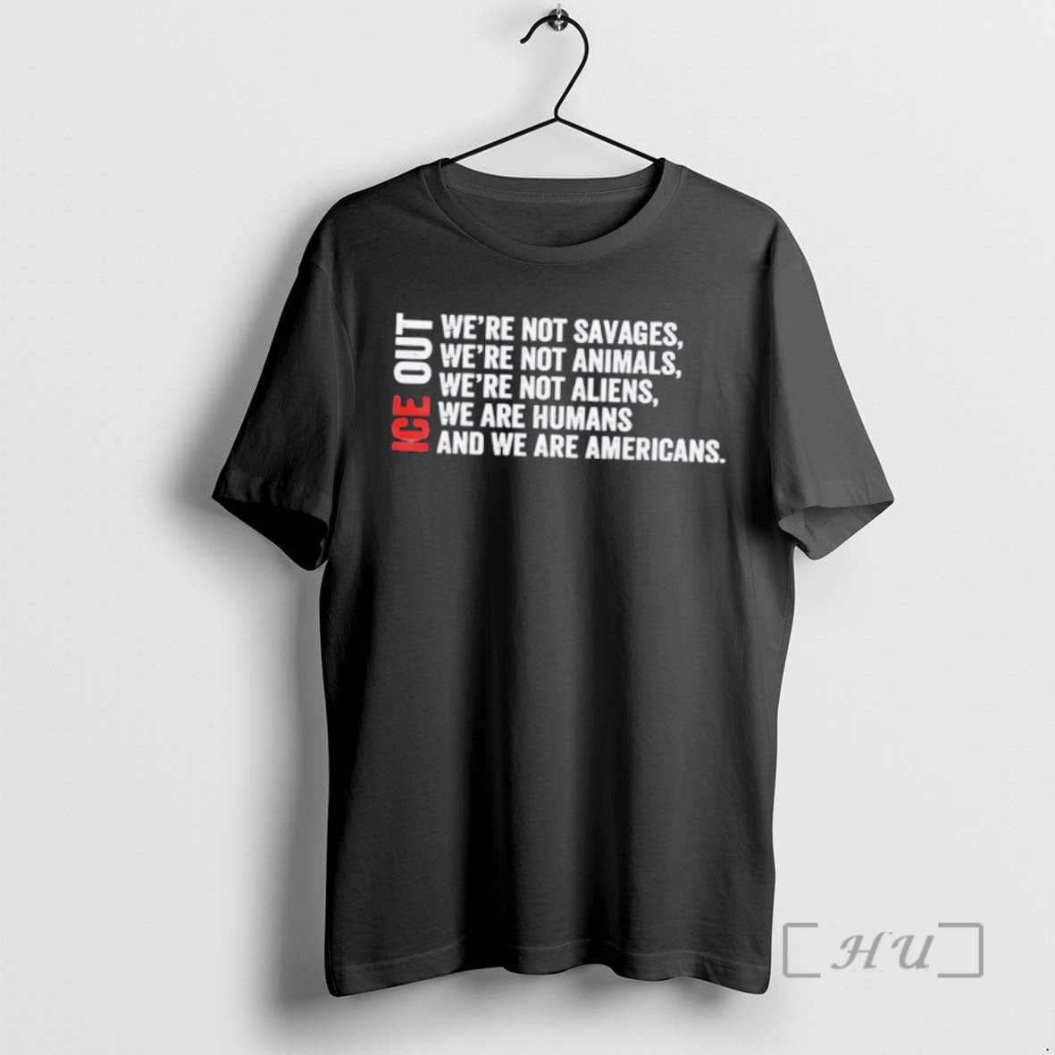 Officials Ice Out Were Not Savages Were Not Animals Were Not Aliens Premium T Shirts Hoodie, Sweatshirt | CoreVibeTees.com
