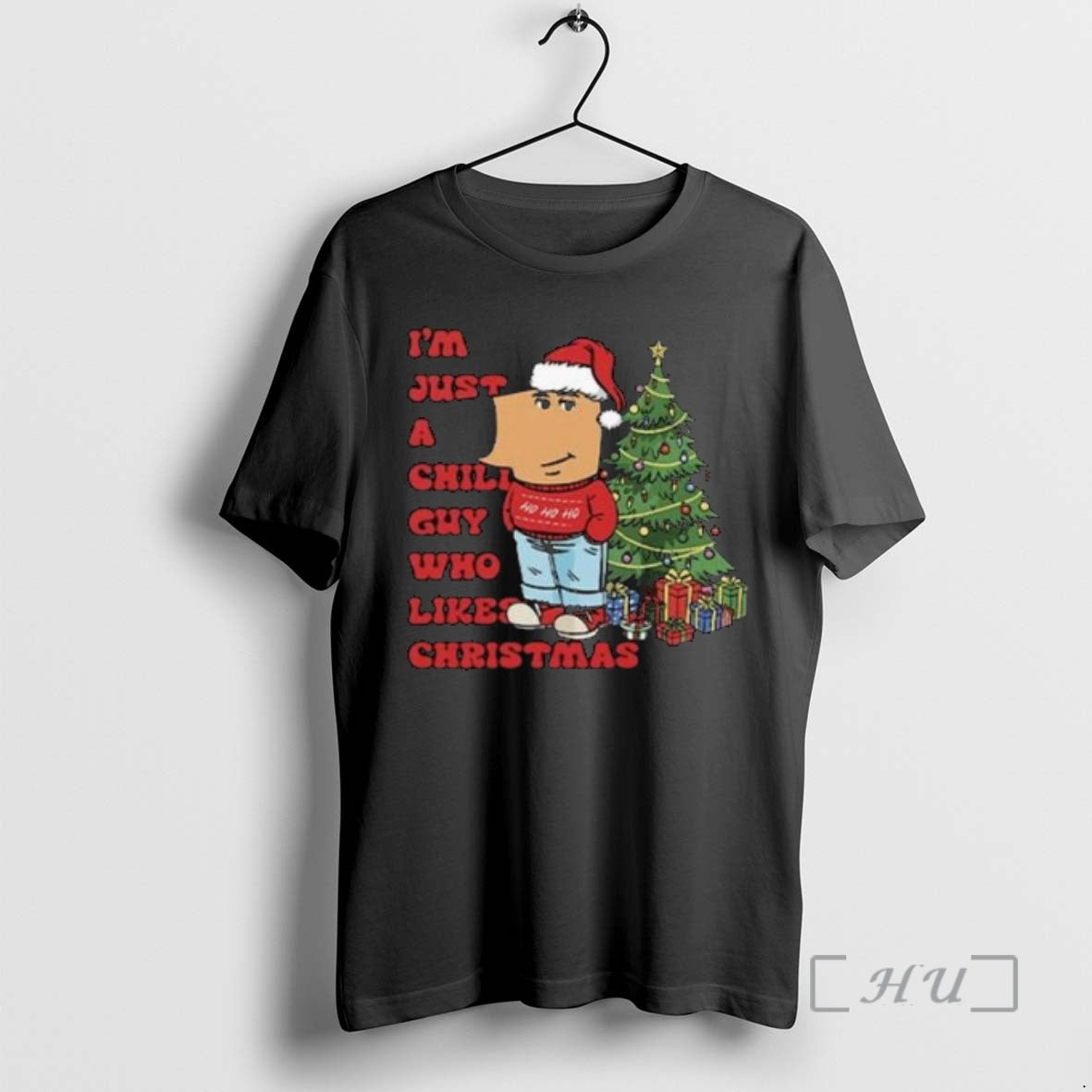 Officials Im Just A Chill Guy Who Likes Christmas 2025 Circle Black Premium T Shirts Hoodie, Sweatshirt | CoreVibeTees.com