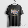 Officials Immigrants Make America Great Us Map T-Shirts, Hoodie, Sweatshirt | CoreVibeTees.com