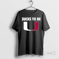 Officials Indiana College Sucks To Be U Anti Miami T-Shirts, Hoodie, Sweatshirt | CoreVibeTees.com