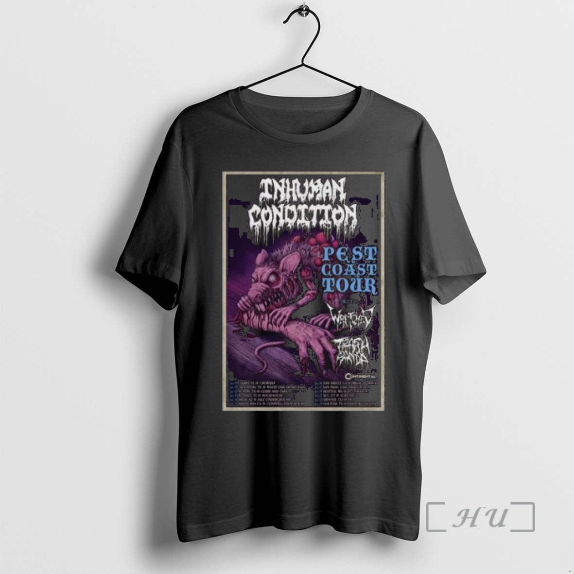 Officials Inhuman Condition Pest Coast Tour 26 Circle Black T-Shirts, Hoodie, Sweatshirt | CoreVibeTees.com