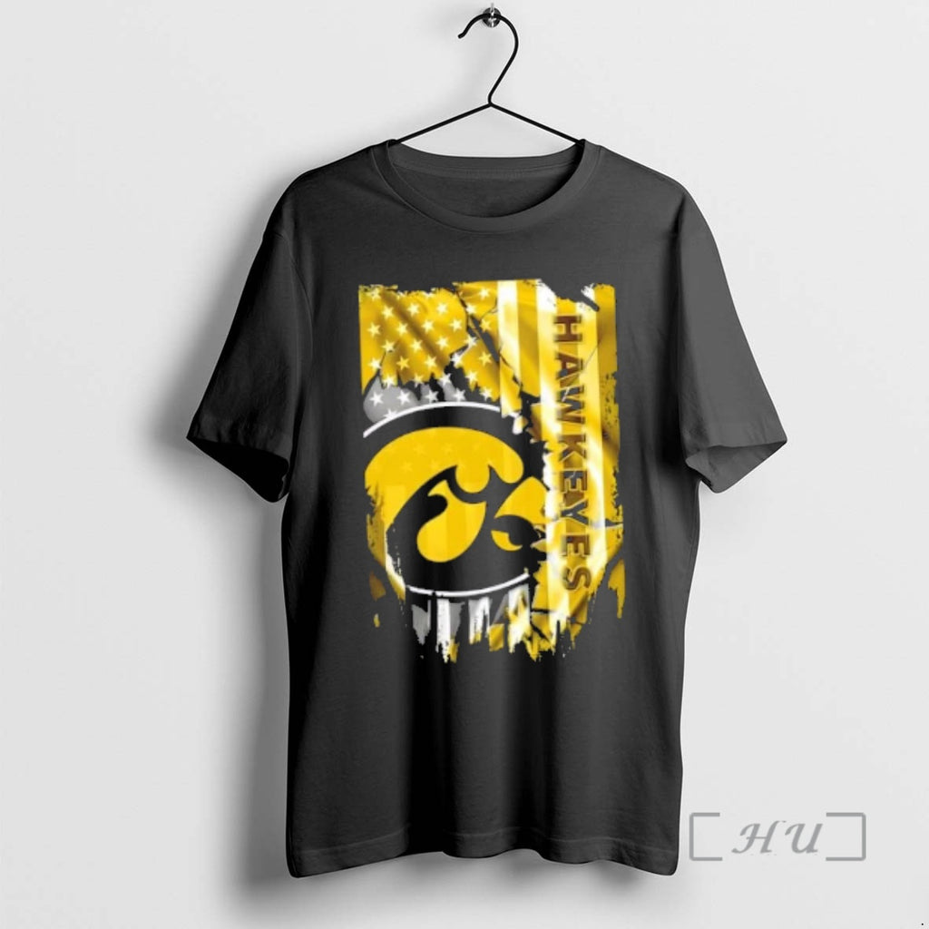 Officials Iowa Hawkeyes Football X American Flag T-Shirts, Hoodie, Sweatshirt | CoreVibeTees.com