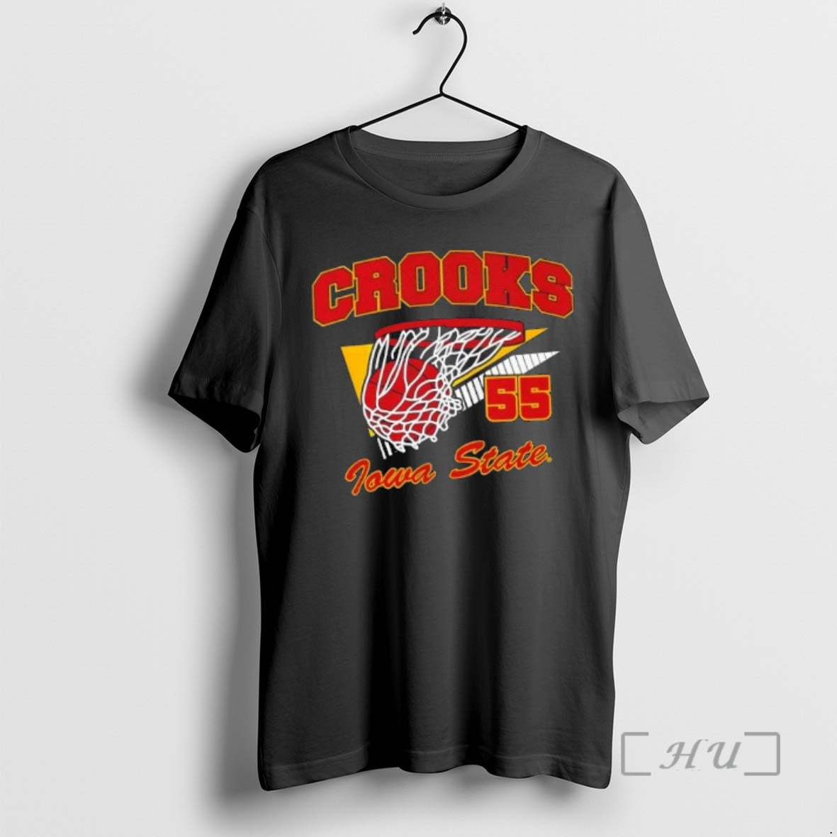 Officials Iowa State Cyclones Basketball Audi Crooks Retro Swish T-Shirts, Hoodie, Sweatshirt | CoreVibeTees.com
