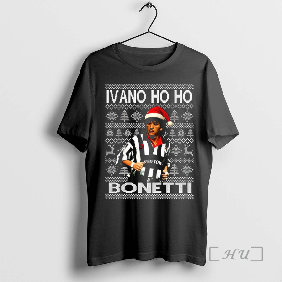 Officials Ivano Ho Ho Bonetti Grimsby Town Santa Hat Ugly Christmas Premium T Shirts Sweater Hoodie, Sweatshirt
