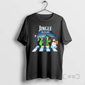 Officials Jack Skellington And Grinch And Buddy The Elf And Snowman Jingle All The Way T-Shirts, Hoodie, Sweatshirt