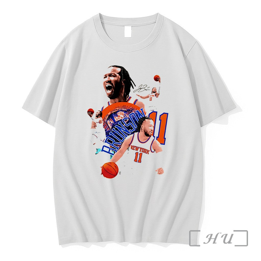 Officials Jalen Brunson New York Knicks Signature Player Tee