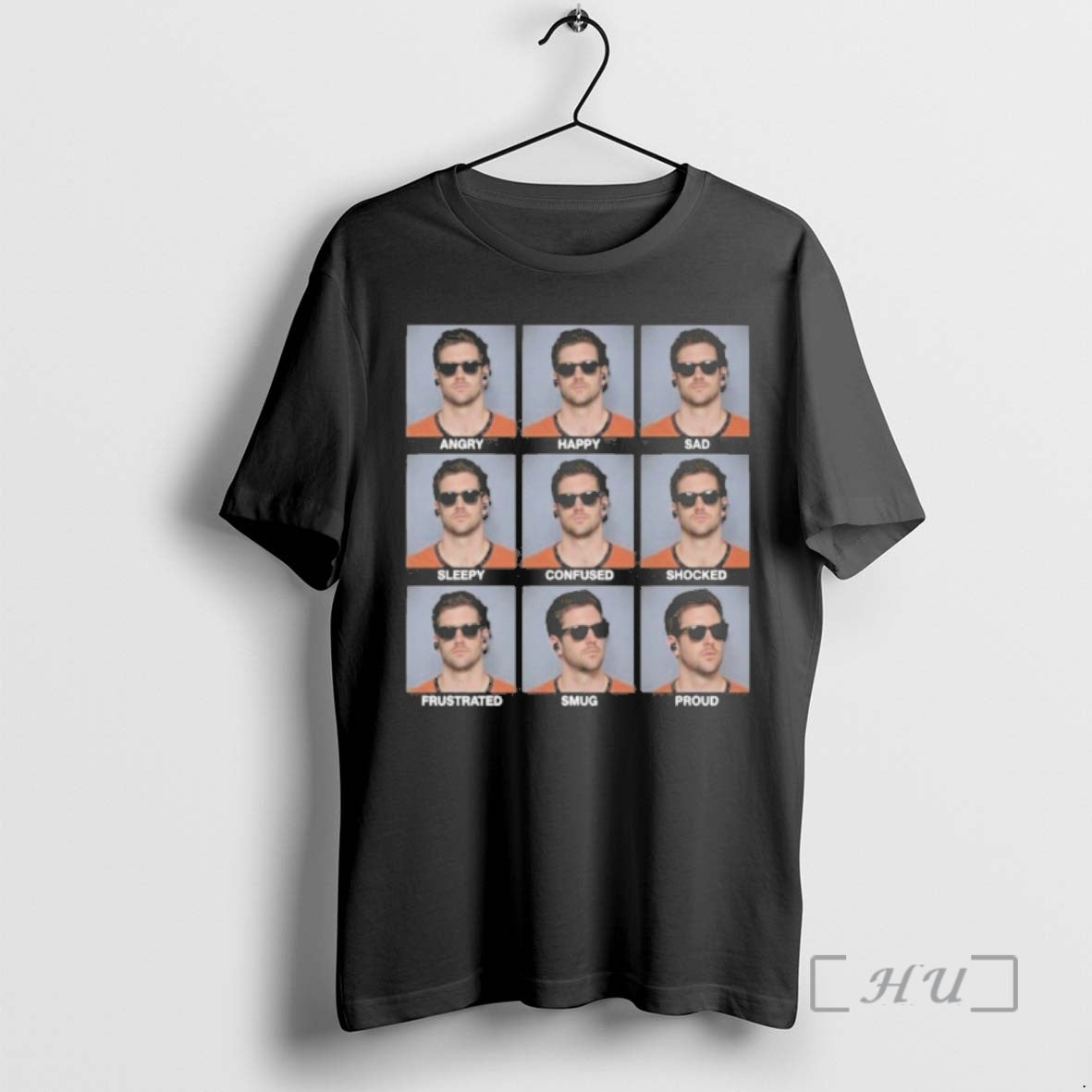 Officials Jarrett Stidham Emotions Angry Happy Sad T-Shirts, Hoodie, Sweatshirt | CoreVibeTees.com