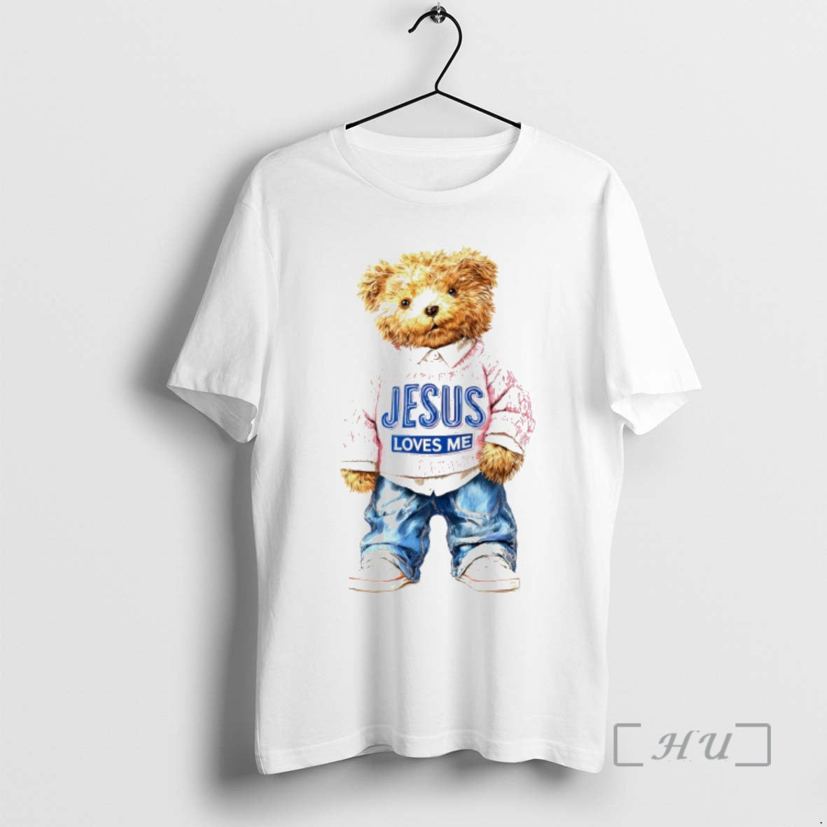 Officials Jesus Loves Me Teddy Bear Valentines Day T-Shirts, Hoodie, Sweatshirt | CoreVibeTees.com