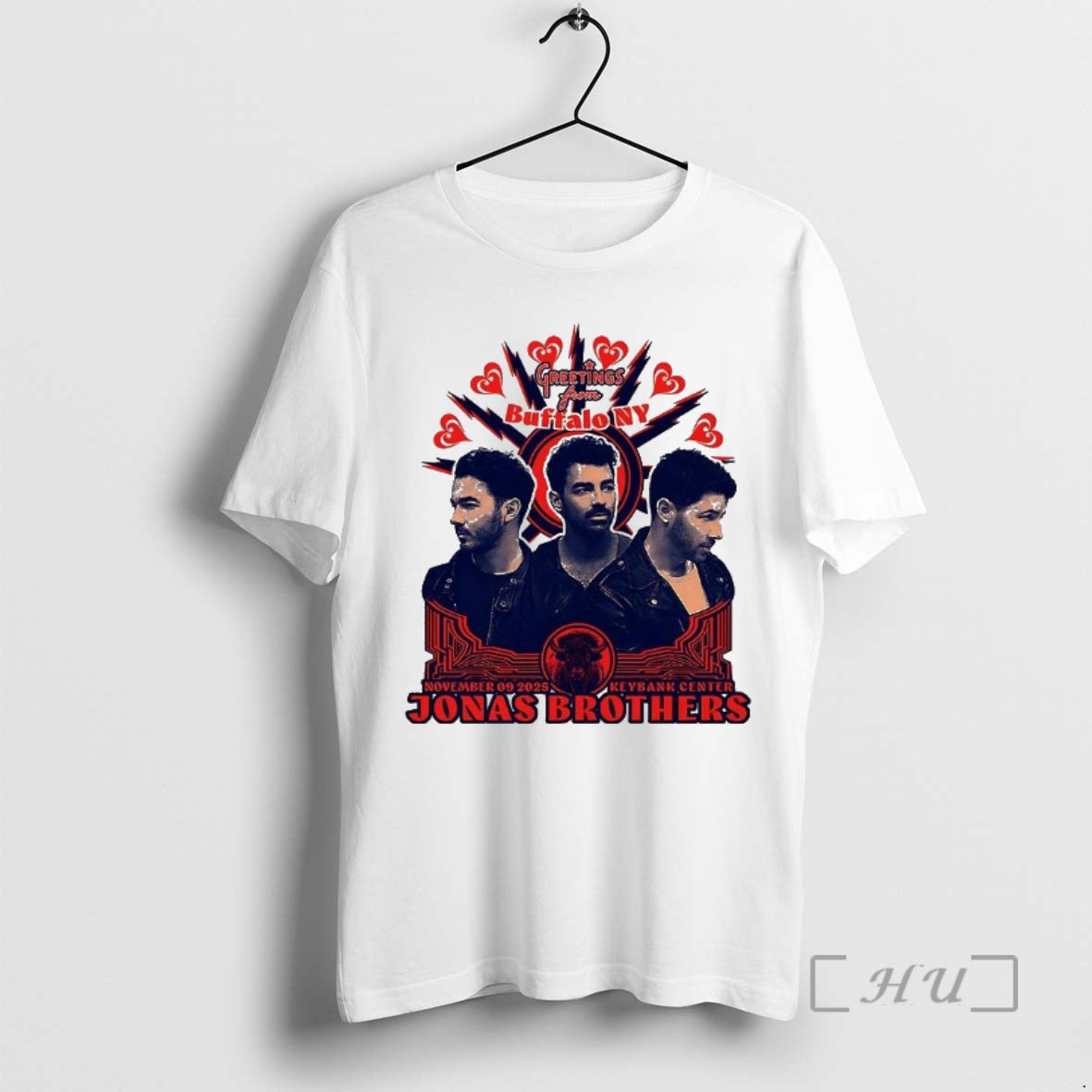 Officials Jonas Greetings From Your Hometown Buffalo Ny Keybank Center 2025 Premium T Shirts Sweater Hoodie, Sweatshirt