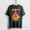 Officials Kansas City Chiefs Kingdom Merry Christmas Tree Circle Black T-Shirts, Hoodie, Sweatshirt | CoreVibeTees.com