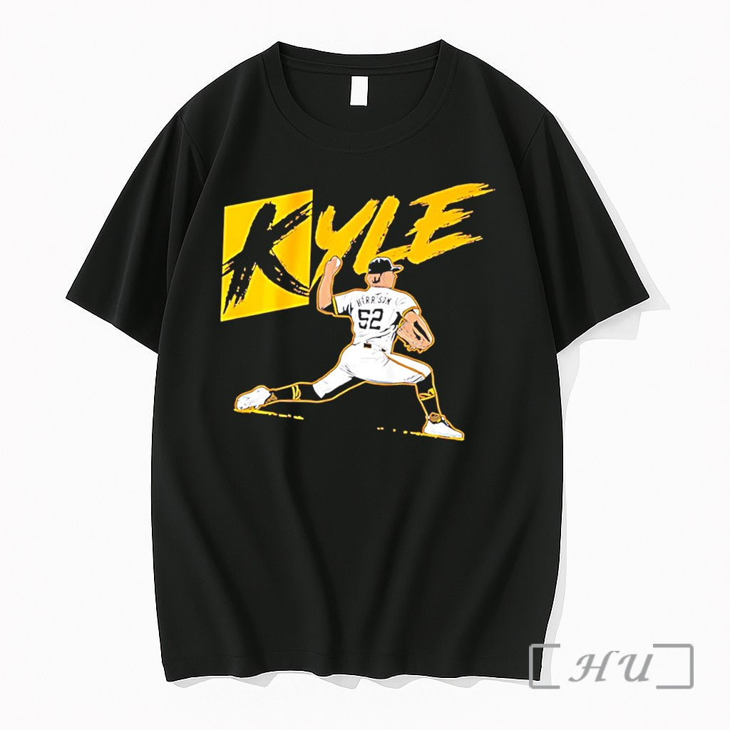 Officials Kyle Harrison Milwaukee Brewers K Sign Tee