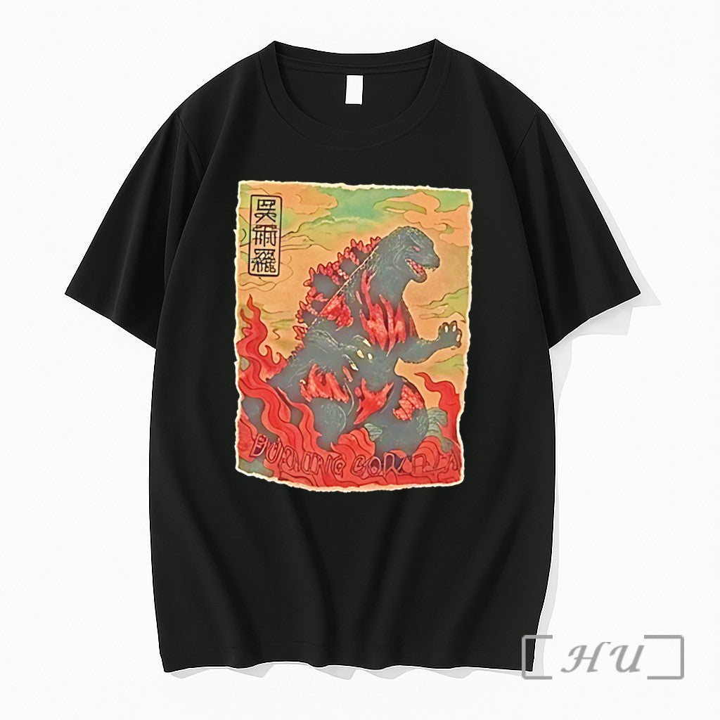 Officials La Rams Myles Garrett Godzilla Tee