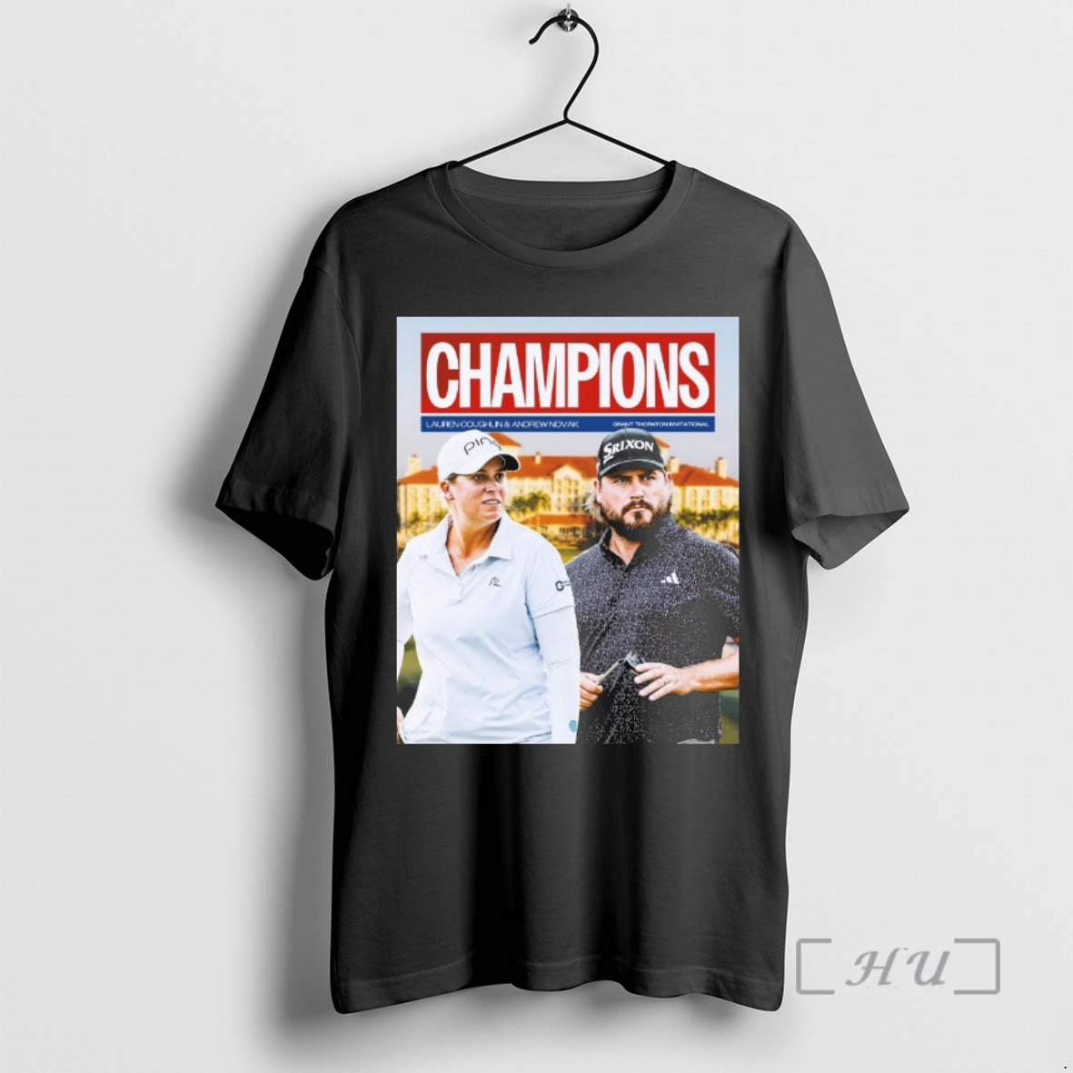 Officials Lauren Coughlin And Andrew Novak Champions Grant Thornton Invitational 2025 Premium T Shirts Sweater Hoodie,...